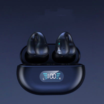 Bone Conduction Headphones TWS Earbuds Ear Clip Bluetooth 5.3 Touch Wireless Earphone In-Ear Bass HIFI Sports Headset - Premium 0 from Eretailer365.com - Just $36.84! Shop now at Eretailer365.com