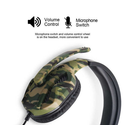 Camouflage gaming headset - Premium 0 from Eretailer365.com - Just $34.83! Shop now at Eretailer365.com