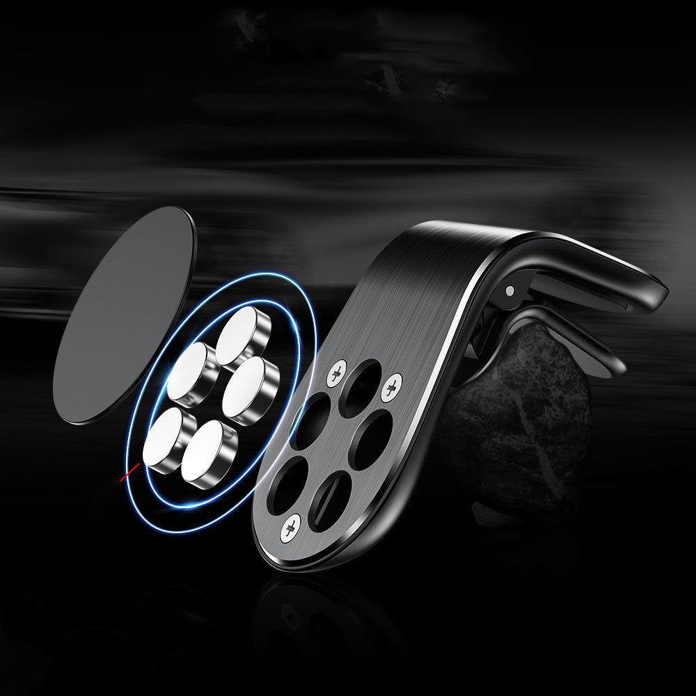 Car L-Shaped Magnetic Mobile Phone Holder - Premium Toys & Hobbies from Eretailer365.com - Just $1.55! Shop now at Eretailer365.com