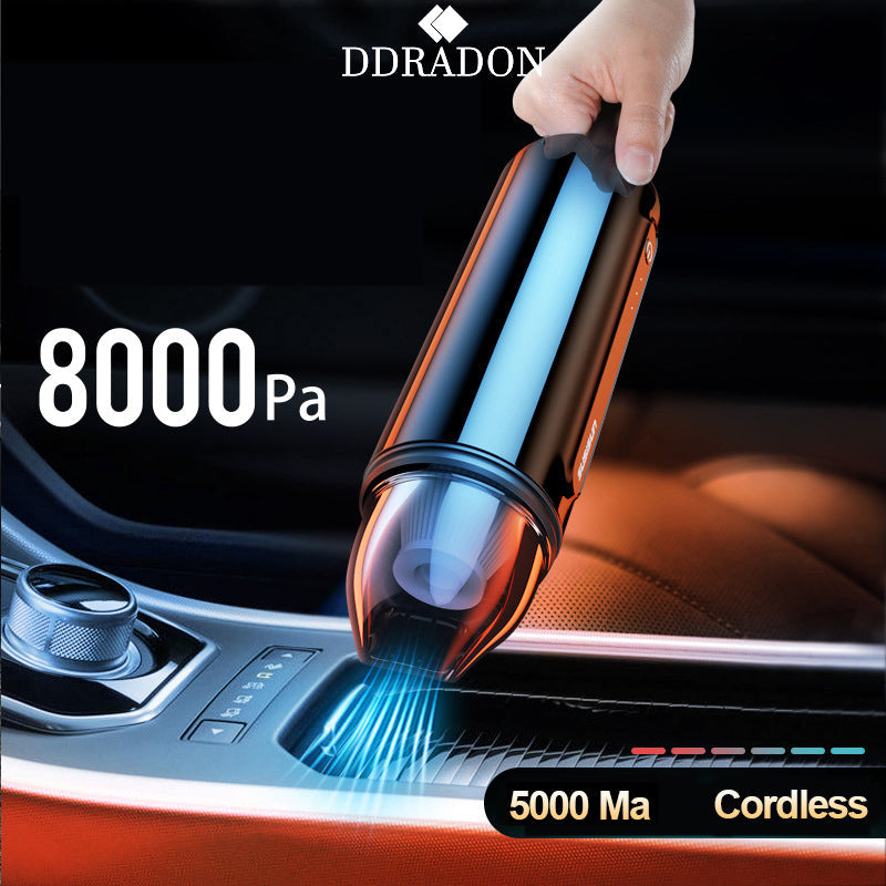 Car Vacuum Cleaner Wireless Rechargeable High-power Powerful Small Mini Portable - Premium 0 from Eretailer365.com - Just $56.06! Shop now at Eretailer365.com