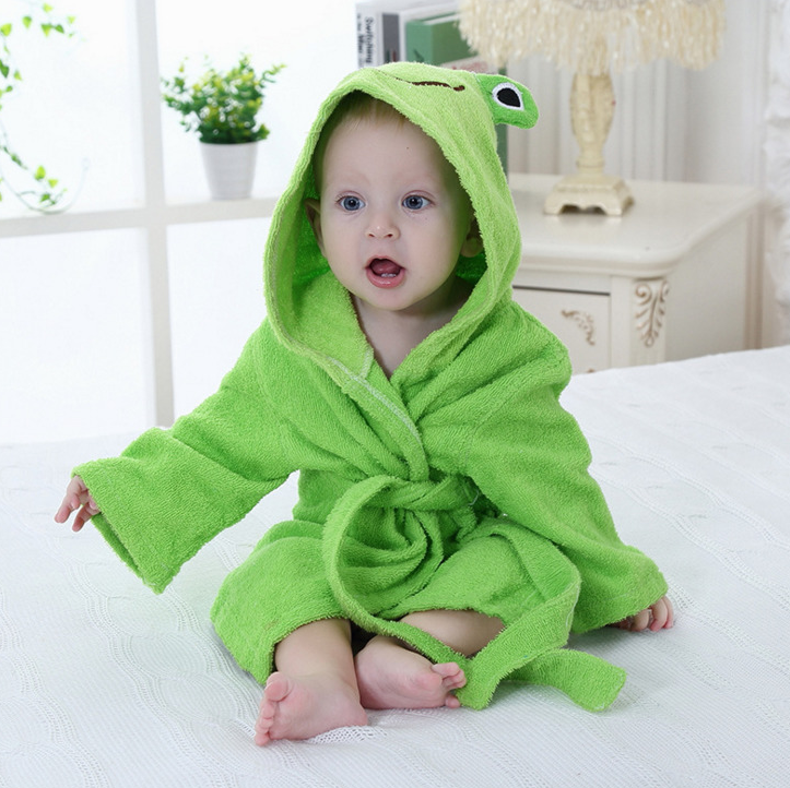 Cartoon Cute Animal Modeling Baby Bath Towels Baby Bathrobes Cotton Children's Bathrobes Baby Hooded - Premium Toys & Hobbies from Eretailer365.com - Just $5.62! Shop now at Eretailer365.com