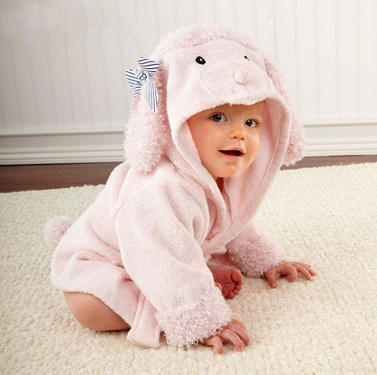 Cartoon Cute Animal Modeling Baby Bath Towels Baby Bathrobes Cotton Children's Bathrobes Baby Hooded - Premium Toys & Hobbies from Eretailer365.com - Just $5.62! Shop now at Eretailer365.com