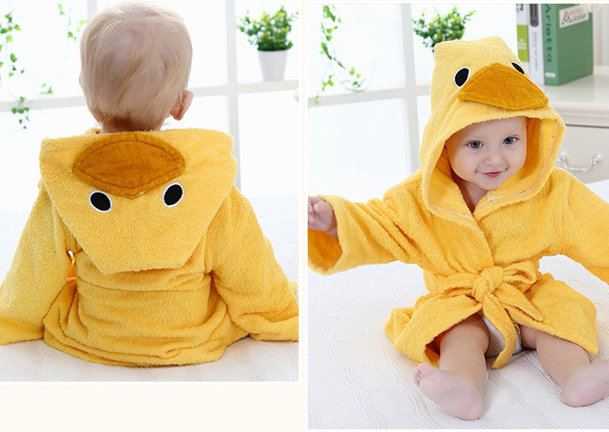 Cartoon Cute Animal Modeling Baby Bath Towels Baby Bathrobes Cotton Children's Bathrobes Baby Hooded - Premium Toys & Hobbies from Eretailer365.com - Just $5.62! Shop now at Eretailer365.com