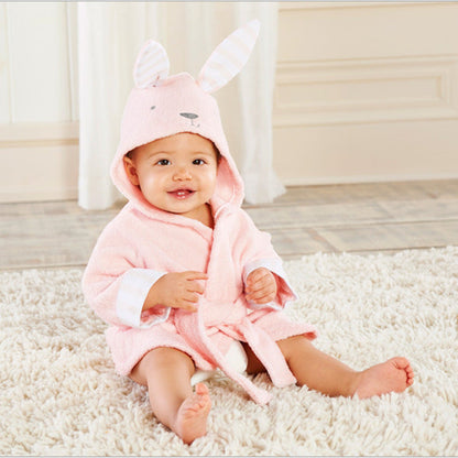 Cartoon Cute Animal Modeling Baby Bath Towels Baby Bathrobes Cotton Children's Bathrobes Baby Hooded - Premium Toys & Hobbies from Eretailer365.com - Just $5.62! Shop now at Eretailer365.com