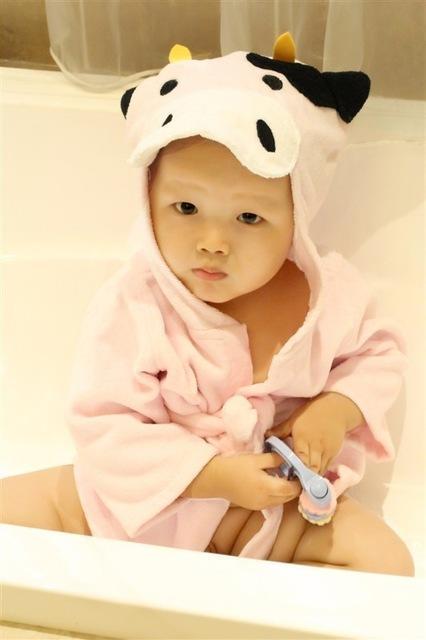 Cartoon Cute Animal Modeling Baby Bath Towels Baby Bathrobes Cotton Children's Bathrobes Baby Hooded - Premium Toys & Hobbies from Eretailer365.com - Just $5.62! Shop now at Eretailer365.com