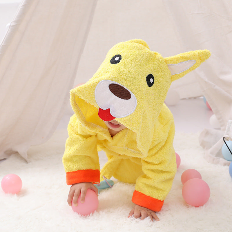 Cartoon Cute Animal Modeling Baby Bath Towels Baby Bathrobes Cotton Children's Bathrobes Baby Hooded - Premium Toys & Hobbies from Eretailer365.com - Just $5.62! Shop now at Eretailer365.com