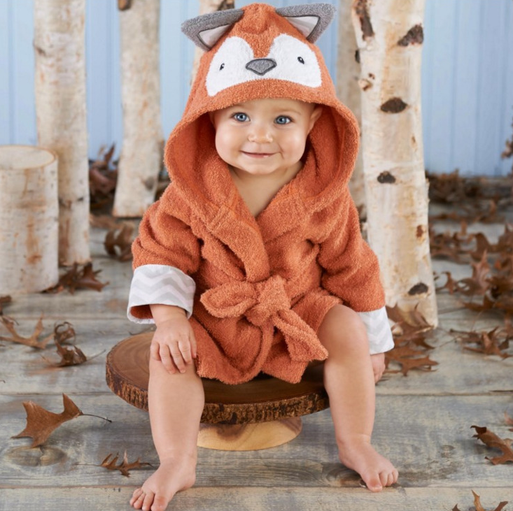 Cartoon Cute Animal Modeling Baby Bath Towels Baby Bathrobes Cotton Children's Bathrobes Baby Hooded - Premium Toys & Hobbies from Eretailer365.com - Just $5.62! Shop now at Eretailer365.com