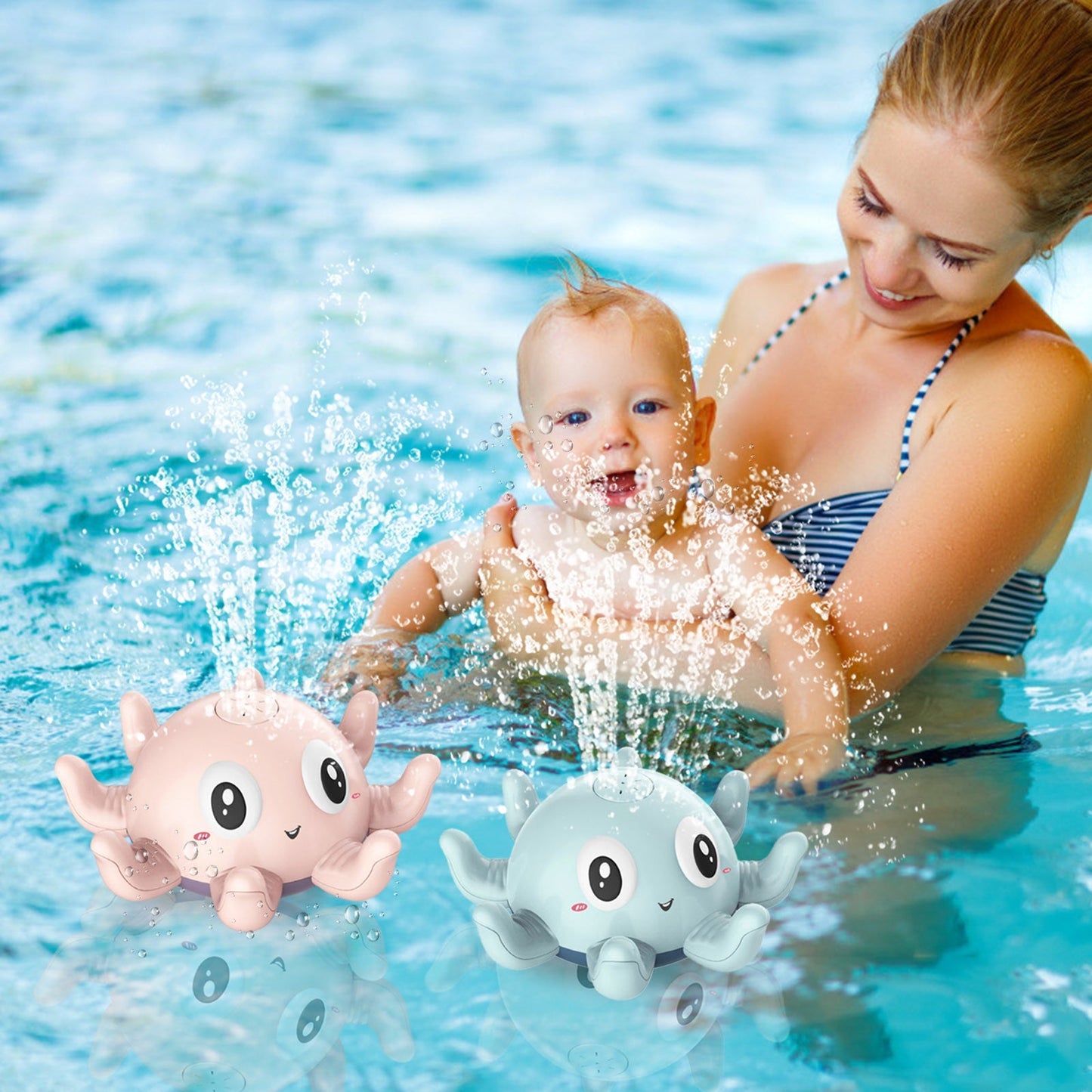 Children's Automatic Water Spray Bath Toys Bath Fun Toys With Flashing Water Spray Toy Baby Swimming Shower With Toys New - Premium Toys & Hobbies from Eretailer365.com - Just $12.32! Shop now at Eretailer365.com