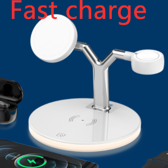 Compatible with Apple, 3 In 1 Magnetic Wireless Charger 15W Fast Charging Station For Magsafe Chargers - Premium 0 from Eretailer365.com - Just $65.53! Shop now at Eretailer365.com