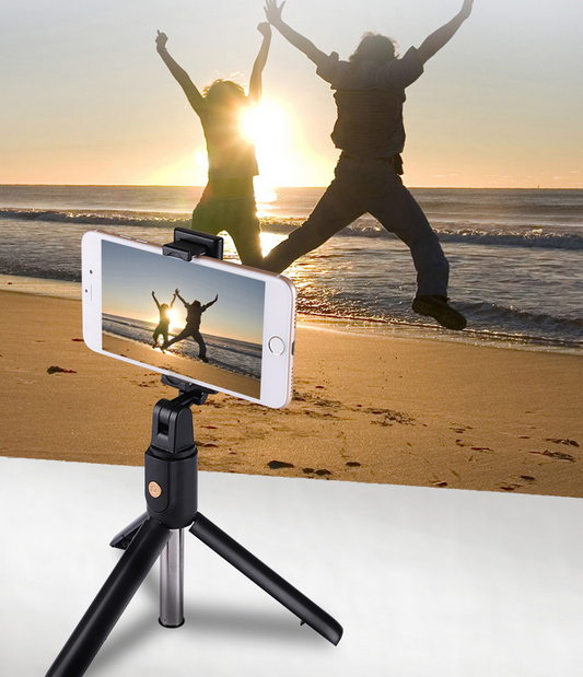 Compatible with Apple, Bluetooth version of stainless steel tripod - Premium Consumer Electronics from Eretailer365.com - Just $12.16! Shop now at Eretailer365.com