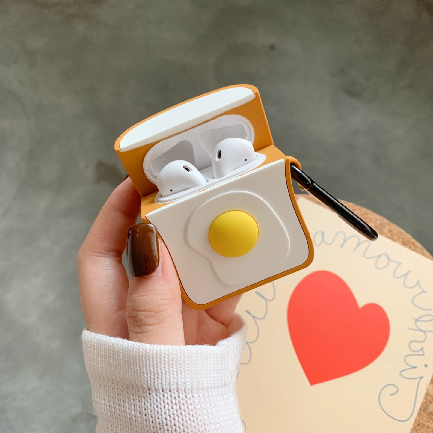 Compatible with Apple, Breakfast Egg Toast Airpod Case - Premium Consumer Electronics from Eretailer365.com - Just $1.57! Shop now at Eretailer365.com