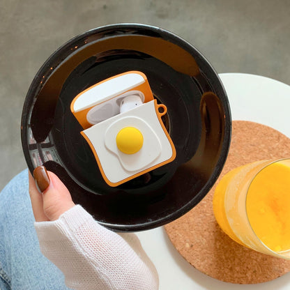 Compatible with Apple, Breakfast Egg Toast Airpod Case - Premium Consumer Electronics from Eretailer365.com - Just $1.57! Shop now at Eretailer365.com