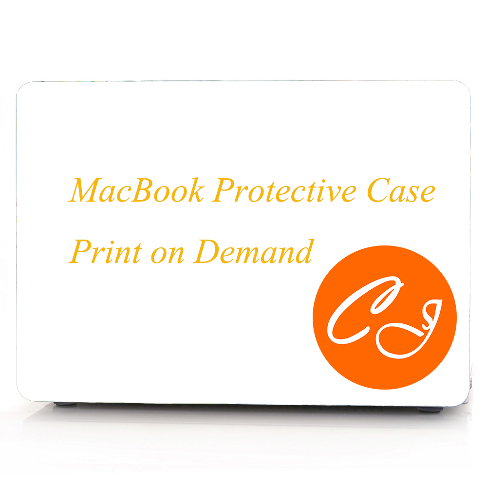 Compatible with Apple, MacBook Transparent Plastic Protective Case Printed with Custom Design - Premium Computer & office from Eretailer365.com - Just $29.96! Shop now at Eretailer365.com