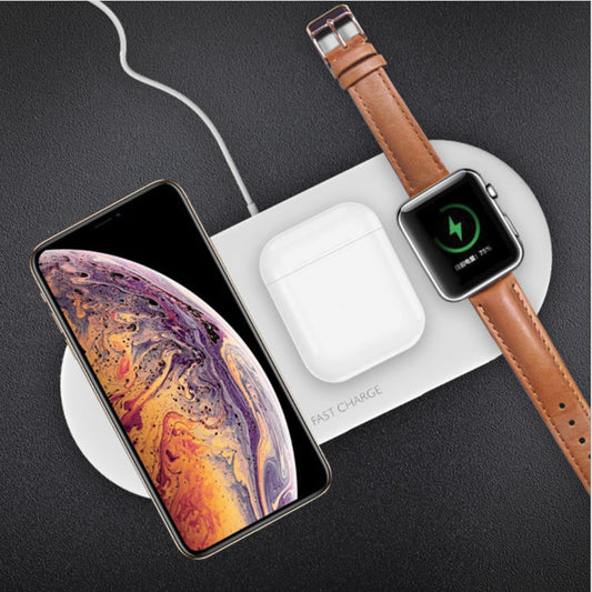 Compatible with Apple, Mobile phone desktop wireless charging three-in-one iwatch charger - Premium Toys & Hobbies from Eretailer365.com - Just $34.64! Shop now at Eretailer365.com