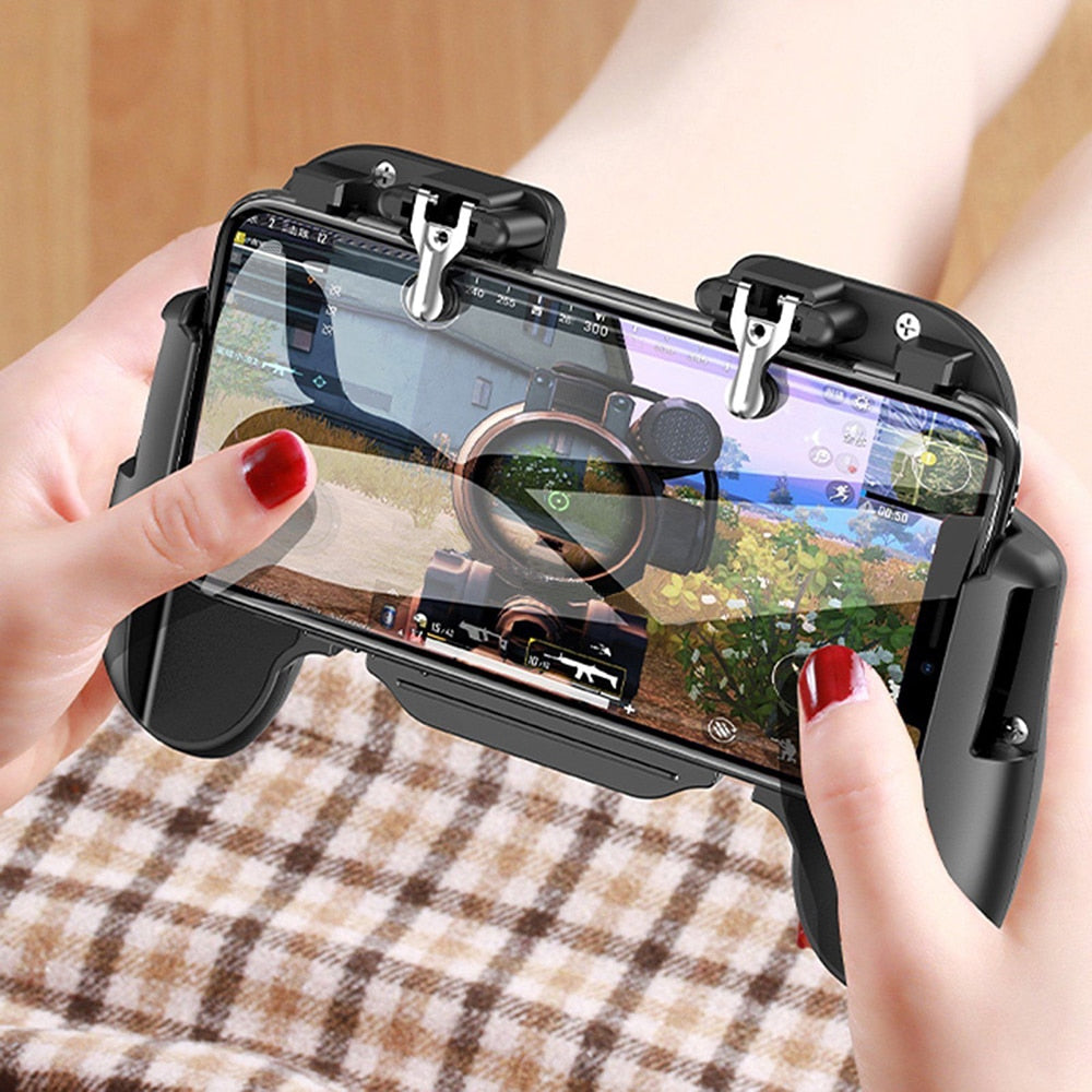 Compatible with Apple, New Arrive Wireless Gamepad Telescopic Controller iOS Android Phone Gaming Trigger with fan 2021 - Premium 0 from Eretailer365.com - Just $7.90! Shop now at Eretailer365.com