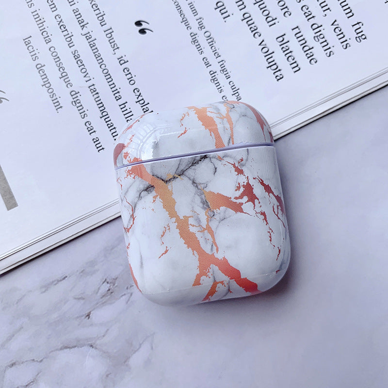 Compatible with Apple, White Marble Case for Airpods Earphone Case - Premium Toys & Hobbies from Eretailer365.com - Just $2.40! Shop now at Eretailer365.com