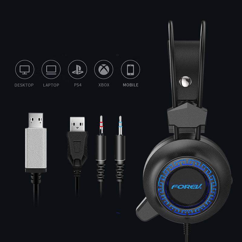 Computer Usb Headset Headset Wired Headset For Gaming Games - Premium Consumer Electronics from Eretailer365.com - Just $28.88! Shop now at Eretailer365.com