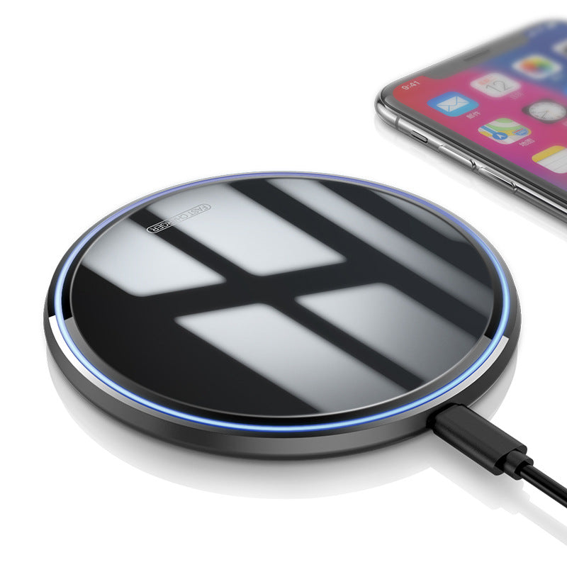 Cross-Border 10W Mirror Wireless Charger Fast Charge - Premium 0 from Eretailer365.com - Just $17.06! Shop now at Eretailer365.com