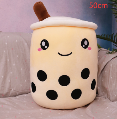 Cute Fruit Drink Plush Stuffed Soft Strawberry Milk Tea Plush Boba Tea Cup Toy Bubble Tea Pillow Cushion Kids Gift - Premium Toys & Hobbies from Eretailer365.com - Just $5.40! Shop now at Eretailer365.com