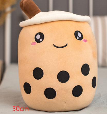 Cute Fruit Drink Plush Stuffed Soft Strawberry Milk Tea Plush Boba Tea Cup Toy Bubble Tea Pillow Cushion Kids Gift - Premium Toys & Hobbies from Eretailer365.com - Just $5.40! Shop now at Eretailer365.com