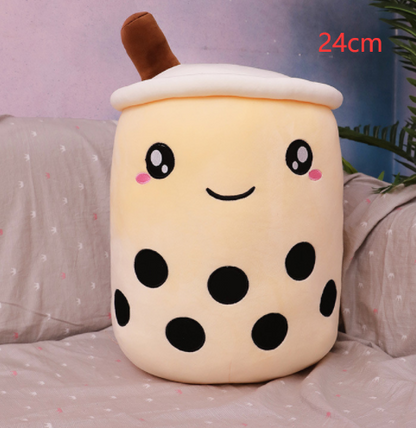 Cute Fruit Drink Plush Stuffed Soft Strawberry Milk Tea Plush Boba Tea Cup Toy Bubble Tea Pillow Cushion Kids Gift - Premium Toys & Hobbies from Eretailer365.com - Just $5.40! Shop now at Eretailer365.com