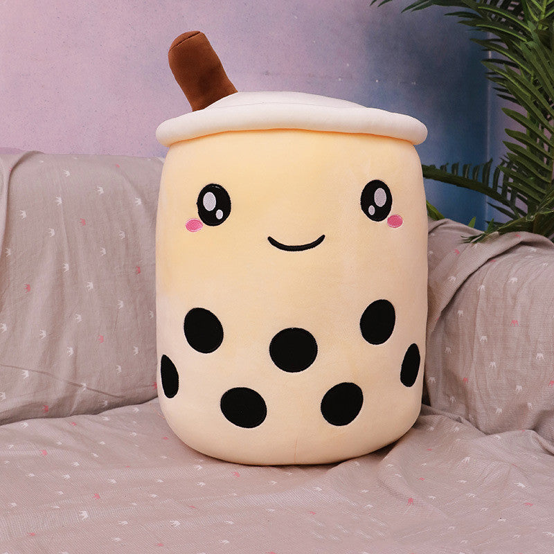 Cute Fruit Drink Plush Stuffed Soft Strawberry Milk Tea Plush Boba Tea Cup Toy Bubble Tea Pillow Cushion Kids Gift - Premium Toys & Hobbies from Eretailer365.com - Just $5.40! Shop now at Eretailer365.com