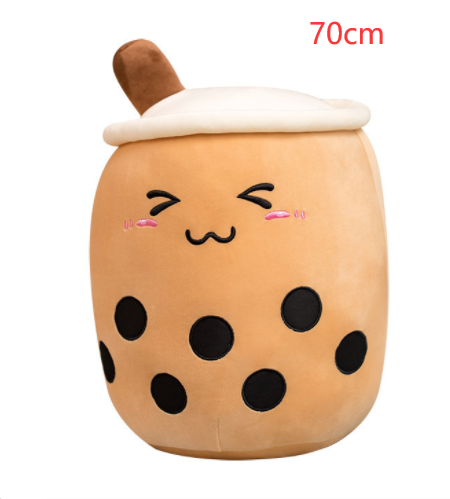 Cute Fruit Drink Plush Stuffed Soft Strawberry Milk Tea Plush Boba Tea Cup Toy Bubble Tea Pillow Cushion Kids Gift - Premium Toys & Hobbies from Eretailer365.com - Just $5.40! Shop now at Eretailer365.com