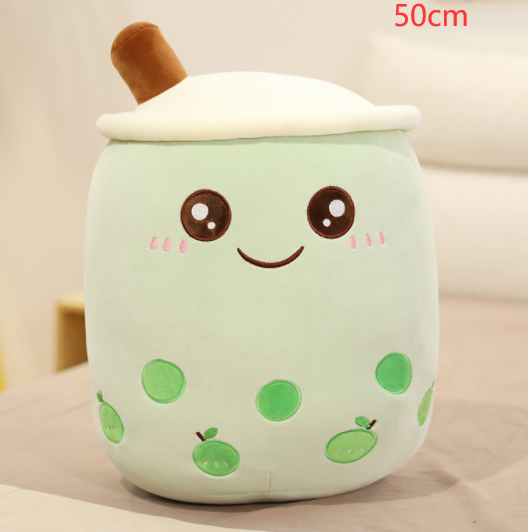 Cute Fruit Drink Plush Stuffed Soft Strawberry Milk Tea Plush Boba Tea Cup Toy Bubble Tea Pillow Cushion Kids Gift - Premium Toys & Hobbies from Eretailer365.com - Just $5.40! Shop now at Eretailer365.com