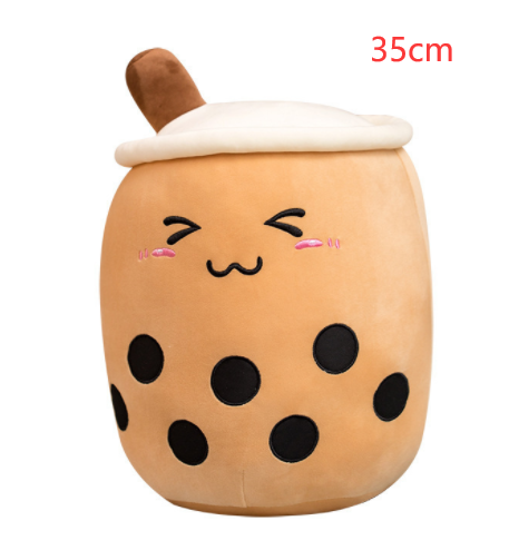 Cute Fruit Drink Plush Stuffed Soft Strawberry Milk Tea Plush Boba Tea Cup Toy Bubble Tea Pillow Cushion Kids Gift - Premium Toys & Hobbies from Eretailer365.com - Just $5.40! Shop now at Eretailer365.com