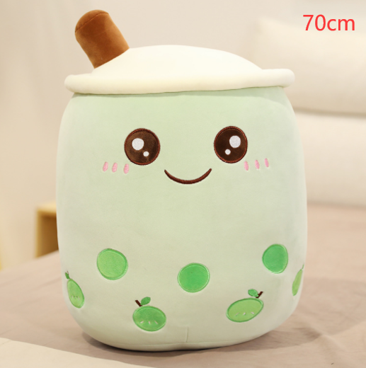 Cute Fruit Drink Plush Stuffed Soft Strawberry Milk Tea Plush Boba Tea Cup Toy Bubble Tea Pillow Cushion Kids Gift - Premium Toys & Hobbies from Eretailer365.com - Just $5.40! Shop now at Eretailer365.com