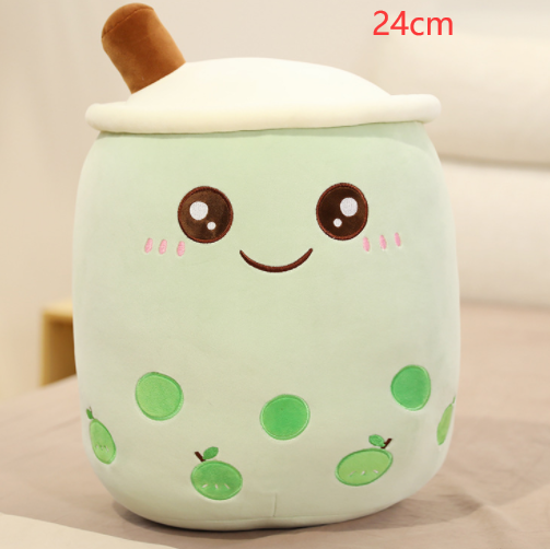 Cute Fruit Drink Plush Stuffed Soft Strawberry Milk Tea Plush Boba Tea Cup Toy Bubble Tea Pillow Cushion Kids Gift - Premium Toys & Hobbies from Eretailer365.com - Just $5.40! Shop now at Eretailer365.com