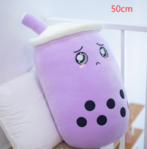 Cute Fruit Drink Plush Stuffed Soft Strawberry Milk Tea Plush Boba Tea Cup Toy Bubble Tea Pillow Cushion Kids Gift - Premium Toys & Hobbies from Eretailer365.com - Just $5.40! Shop now at Eretailer365.com