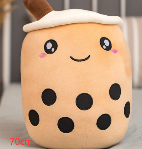 Cute Fruit Drink Plush Stuffed Soft Strawberry Milk Tea Plush Boba Tea Cup Toy Bubble Tea Pillow Cushion Kids Gift - Premium Toys & Hobbies from Eretailer365.com - Just $5.40! Shop now at Eretailer365.com