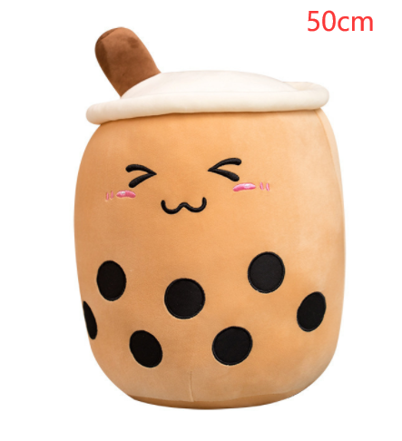 Cute Fruit Drink Plush Stuffed Soft Strawberry Milk Tea Plush Boba Tea Cup Toy Bubble Tea Pillow Cushion Kids Gift - Premium Toys & Hobbies from Eretailer365.com - Just $5.40! Shop now at Eretailer365.com