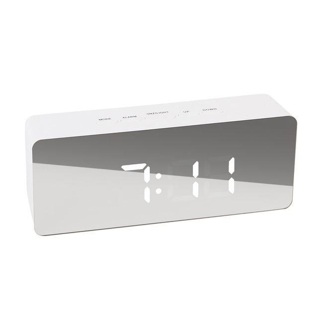 Digital LED multi-function mirror clock - Premium 0 from Eretailer365.com - Just $17.06! Shop now at Eretailer365.com