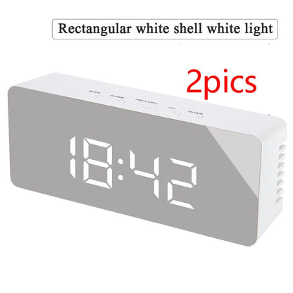 Digital LED multi-function mirror clock - Premium 0 from Eretailer365.com - Just $17.06! Shop now at Eretailer365.com