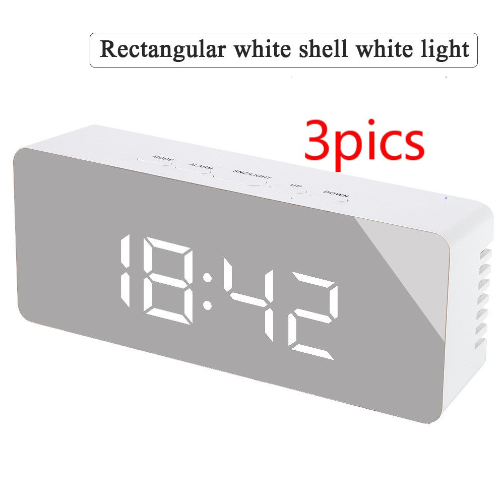 Digital LED multi-function mirror clock - Premium 0 from Eretailer365.com - Just $17.06! Shop now at Eretailer365.com