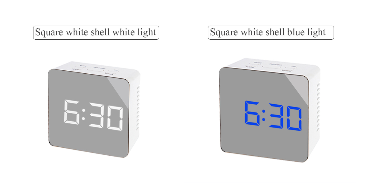 Digital LED multi-function mirror clock - Premium 0 from Eretailer365.com - Just $17.06! Shop now at Eretailer365.com