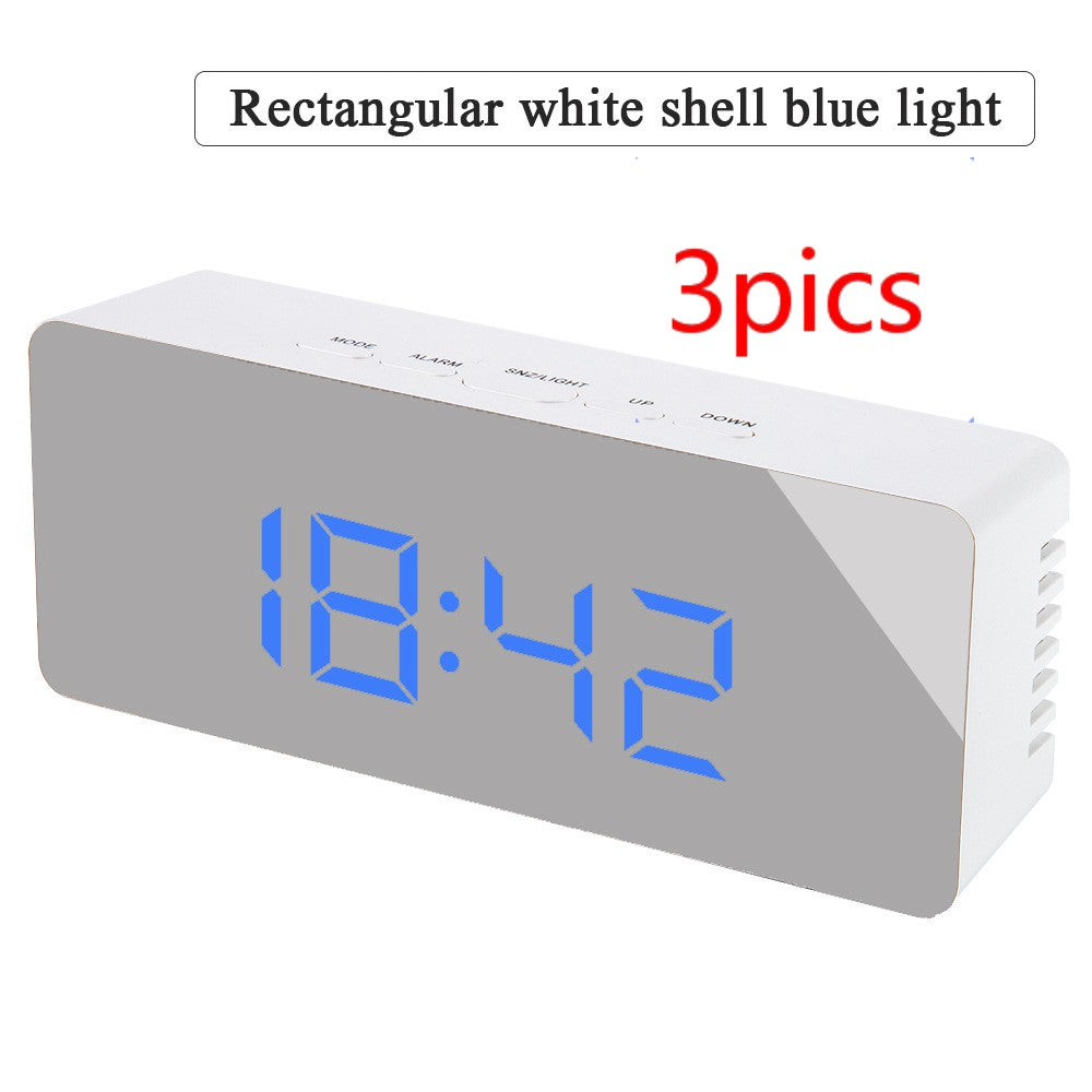 Digital LED multi-function mirror clock - Premium 0 from Eretailer365.com - Just $17.06! Shop now at Eretailer365.com