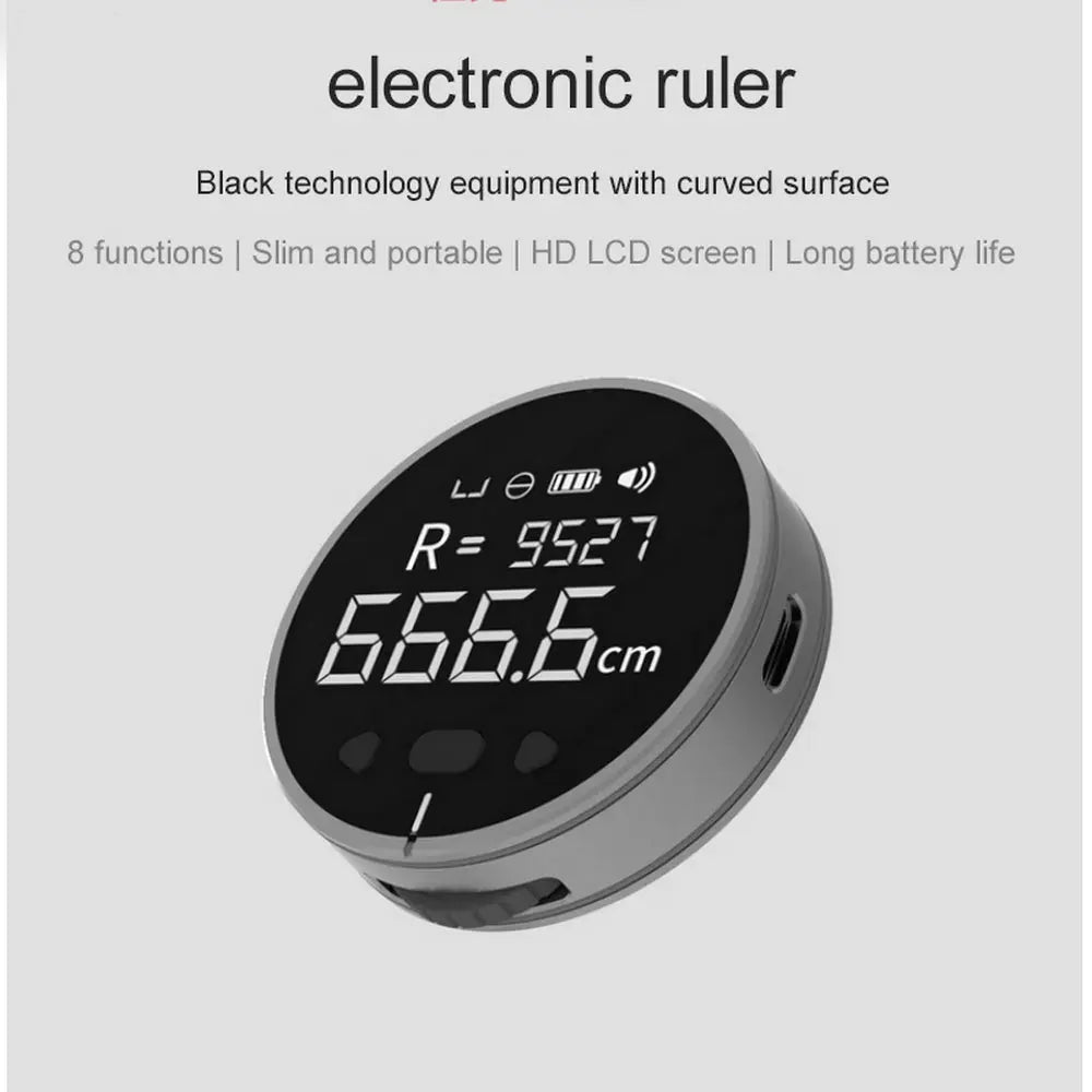 Distance Measuring Instrument Electronic Measuring Ruler Tape Measure High Definition Digital LCD High Precision Electronic Measuring Ruler Tool - Premium Consumer Electronics from Eretailer365.com - Just $52.93! Shop now at Eretailer365.com