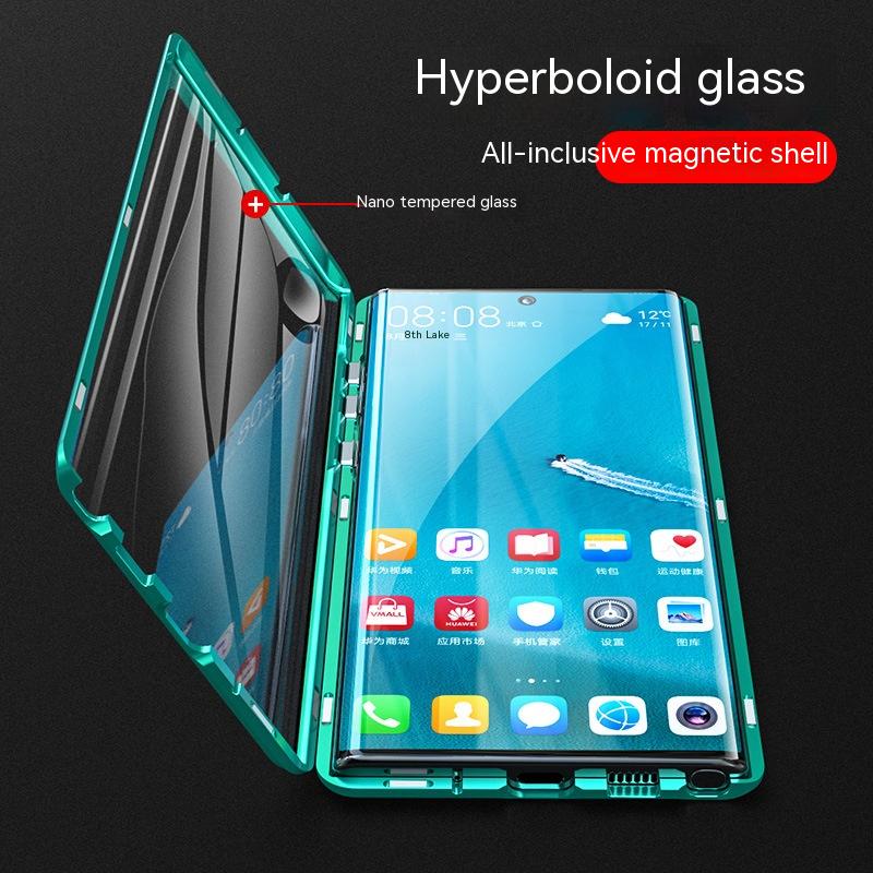 Double-sided Glass For Samsung Magnetic King Metal All-inclusive Phone Case - Premium Phones & Accessories from Eretailer365.com - Just $13.76! Shop now at Eretailer365.com