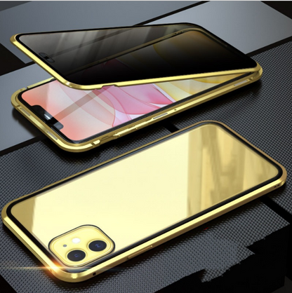 Double-sided glass magnetic king mobile phone case no anti-peep function - Premium Toys & Hobbies from Eretailer365.com - Just $3.00! Shop now at Eretailer365.com