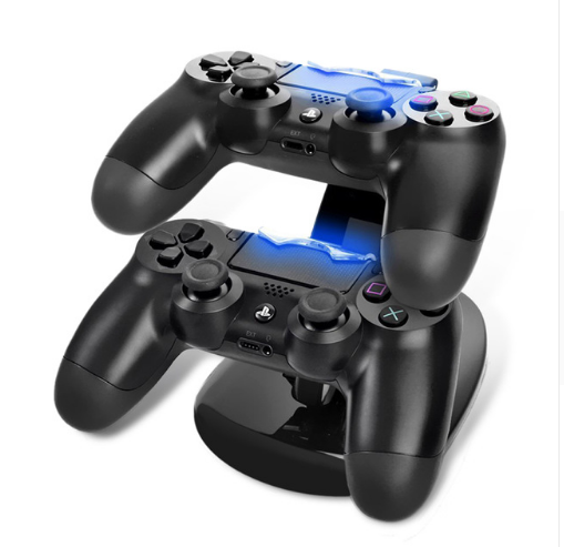 Dual USB Charge Dock Stand USB Charging Dock Station Stand With usb charging cable ForPlaystation 4 PS4 controllers - Premium 0 from Eretailer365.com - Just $10.76! Shop now at Eretailer365.com