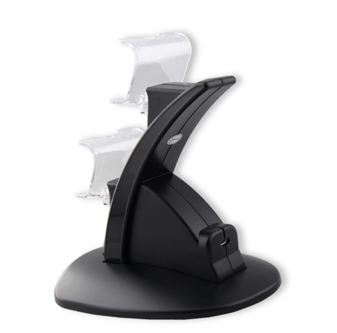 Dual USB Charge Dock Stand USB Charging Dock Station Stand With usb charging cable ForPlaystation 4 PS4 controllers - Premium 0 from Eretailer365.com - Just $10.76! Shop now at Eretailer365.com