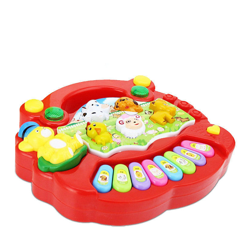 Educational Toys Farm Animal Keyboard Musical Instrument Child Baby Toys - Premium Toys & Hobbies from Eretailer365.com - Just $6.56! Shop now at Eretailer365.com