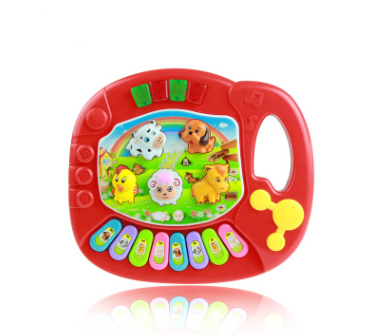 Educational Toys Farm Animal Keyboard Musical Instrument Child Baby Toys - Premium Toys & Hobbies from Eretailer365.com - Just $6.56! Shop now at Eretailer365.com