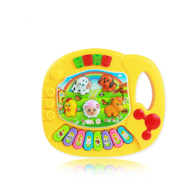 Educational Toys Farm Animal Keyboard Musical Instrument Child Baby Toys - Premium Toys & Hobbies from Eretailer365.com - Just $6.56! Shop now at Eretailer365.com