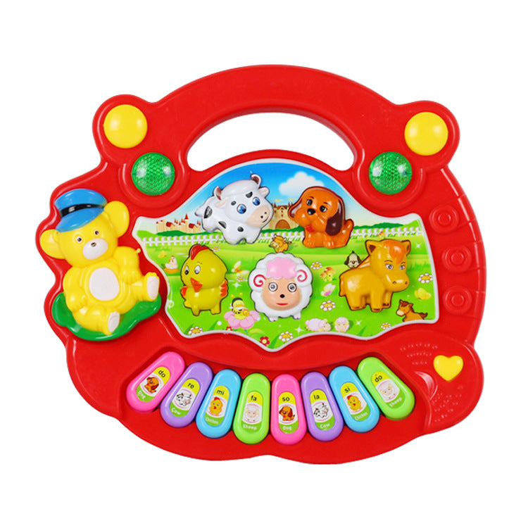 Educational Toys Farm Animal Keyboard Musical Instrument Child Baby Toys - Premium Toys & Hobbies from Eretailer365.com - Just $6.56! Shop now at Eretailer365.com