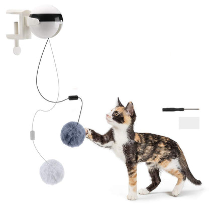 Electric Automatic Lifting Motion Cat Toy Interactive Puzzle Smart Pet Cat Teaser Ball Pet Supply Lifting Toys - Premium Toys & Hobbies from Eretailer365.com - Just $8.96! Shop now at Eretailer365.com