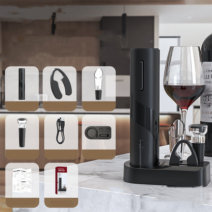 Electronic Bottle Opener Qier Plastic USB Rechargeable Wine Electric Electronic Bottle Opener - Premium 0 from Eretailer365.com - Just $17.58! Shop now at Eretailer365.com